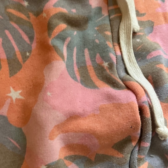 Wildfox Pink and Gray Tropical Joggers - Picture 6 of 14
